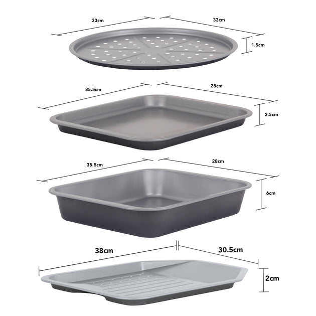 Baker & Salt 5-Piece Non-Stick Home Starter Set