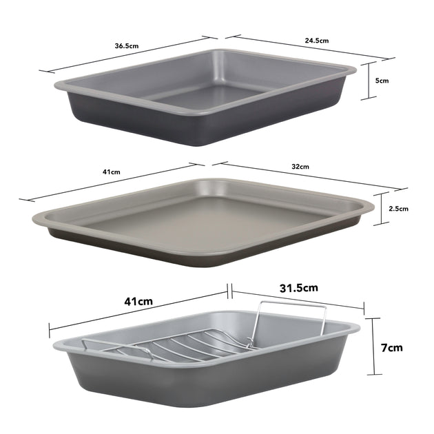Baker & Salt 3-Piece Large Dinner Party Set