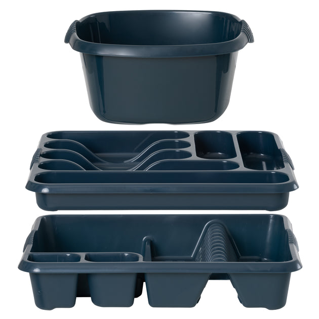 Wham Casa 3-Piece Kitchen Set Navy Blue