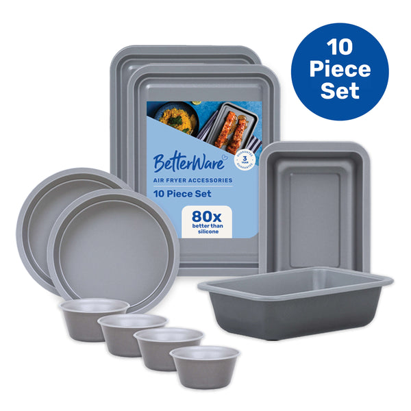 BetterWare Air Fryer Accessories Small 10 Piece Set