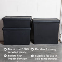 Wham Bam Ultra-Durable 3-Piece Storage Box & Lid Set