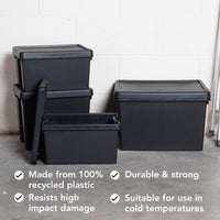 Wham Bam Ultra-Durable 4-Piece Storage Box & Lid Set