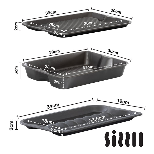 Sizzll Non-Stick Range 3 Piece Bundle