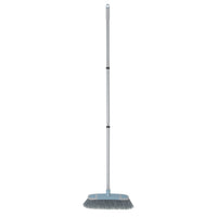 BetterWare Stiff Bristle Broom with 3 Piece Handle