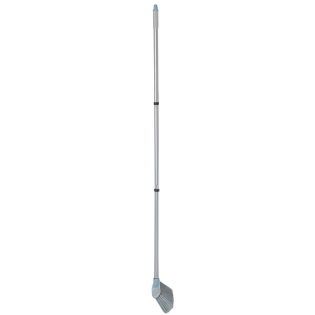 BetterWare Stiff Bristle Broom with 3 Piece Handle