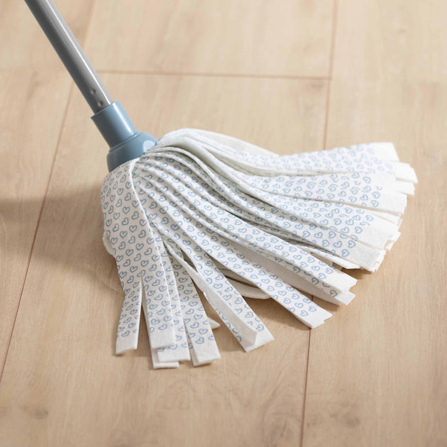 BetterWare Synthetic Strip Mop with 3 Piece Handle
