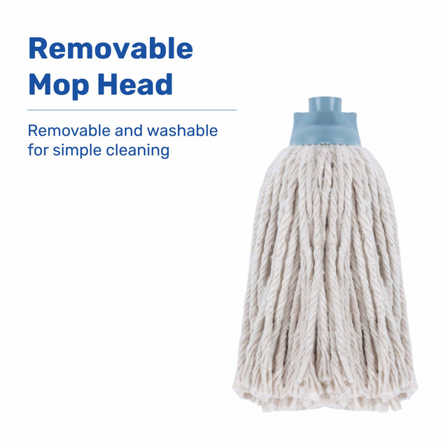 BetterWare Cotton Mop with 3 Piece Handle