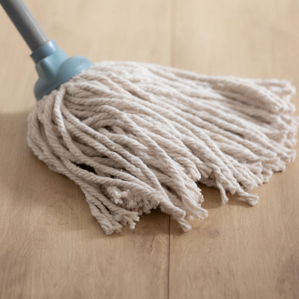 BetterWare Cotton Mop with 3 Piece Handle