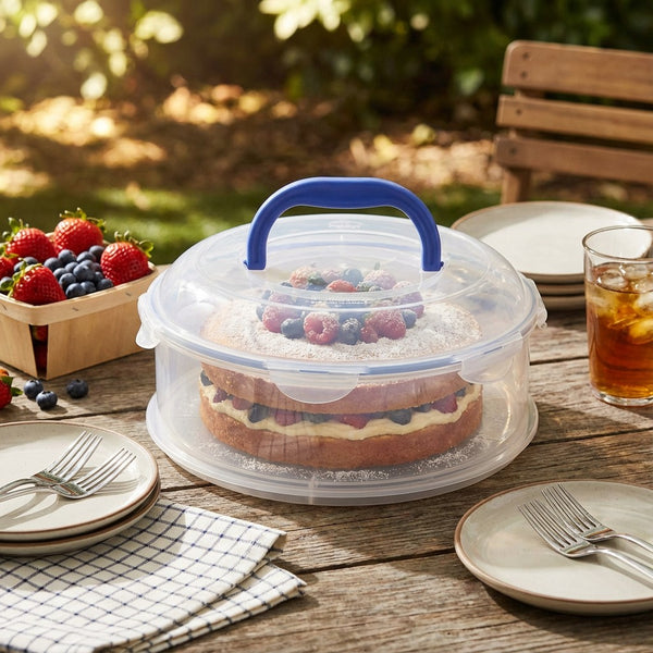 Lock & Lock Round 5.5L Cake Box & Carrier