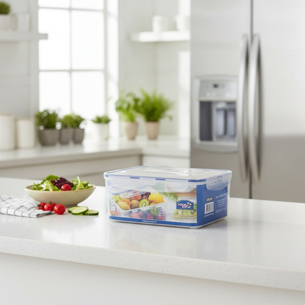 Lock & Lock Rectangular 5.5L Airtight Food Box with Tray