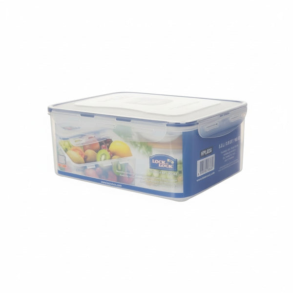 Lock & Lock Rectangular 5.5L Airtight Food Box with Tray