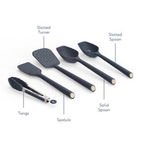 Prestige Silicone 5 Piece Utensil Set French Navy