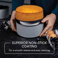 PushPan 18cm (7 Inch) Non-Stick Deep Cake Tin
