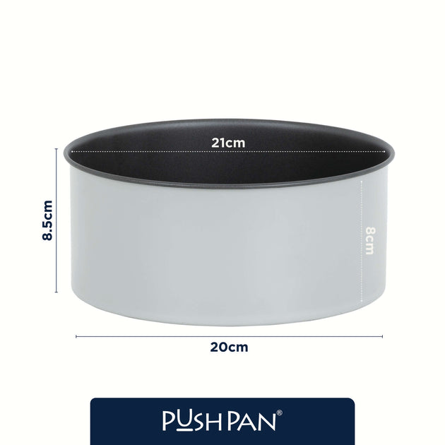 PushPan 20cm (8 Inch) Non-Stick Deep Cake Tin