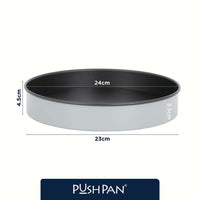 PushPan 23cm (9 Inch) Non-Stick Shallow Cake Tin