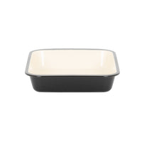 PFAS Free Signature Two-Tone 36cm Enamel Roaster - Black/Cream