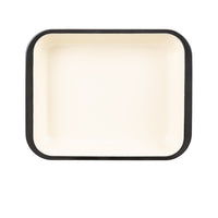 PFAS Free Signature Two-Tone 36cm Enamel Roaster - Black/Cream