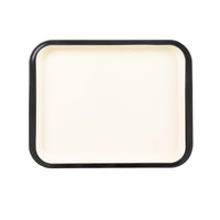 PFAS Free Signature Two-Tone 41cm Enamel Oven Tray - Black/Cream