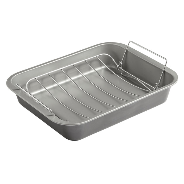 Baker & Salt Non-Stick Roasting Tin with Rack 36cm