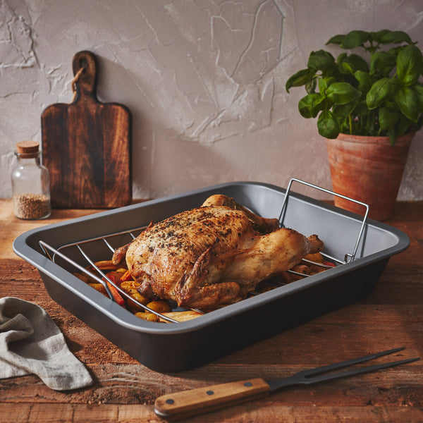 Baker & Salt Non-Stick Roasting Tin with Rack
