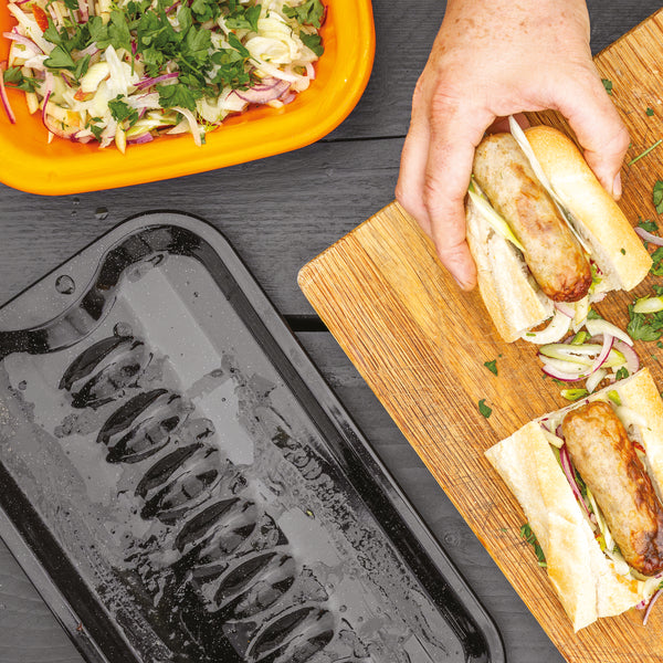 Sizzll Enamel Sausage Tray