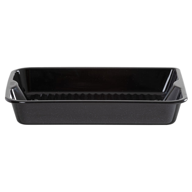 Sizzll Griddll 39cm Enamel Roasting Tin