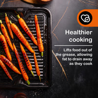 Sizzll Griddll 39cm Enamel Tray