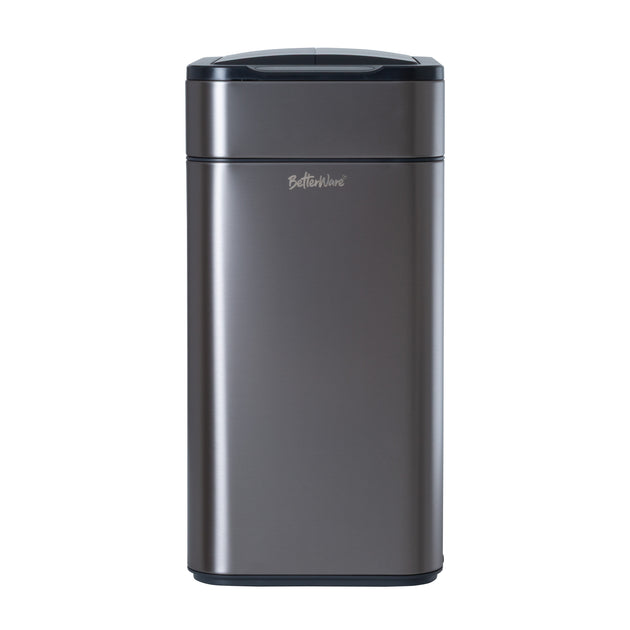 50L Stainless Steel Wing Open Sensor Bin