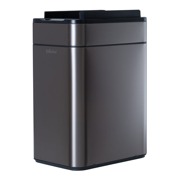 50L Stainless Steel Wing Open Sensor Bin