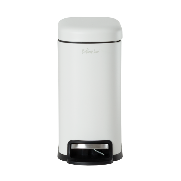 5L Soft-Close Slim Metal Pedal Bin