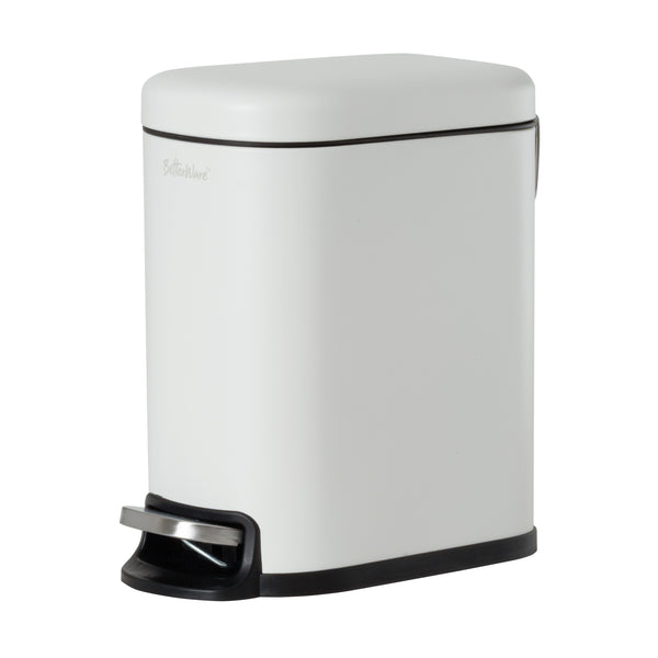 5L Soft-Close Slim Metal Pedal Bin