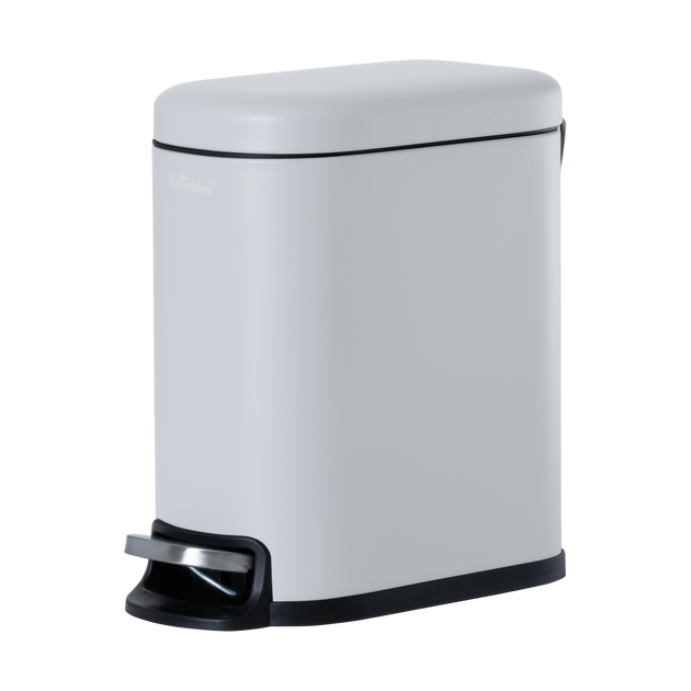 5L Soft-Close Slim Metal Pedal Bin