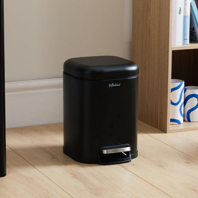 6L Soft-Close Metal Pedal Bin
