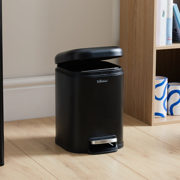 6L Soft-Close Metal Pedal Bin