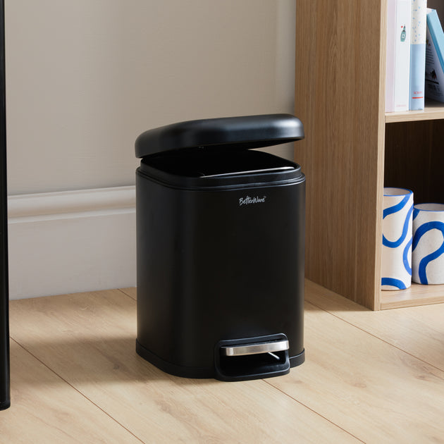 6L Soft-Close Metal Pedal Bin