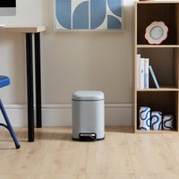 6L Soft-Close Metal Pedal Bin