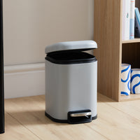 6L Soft-Close Metal Pedal Bin