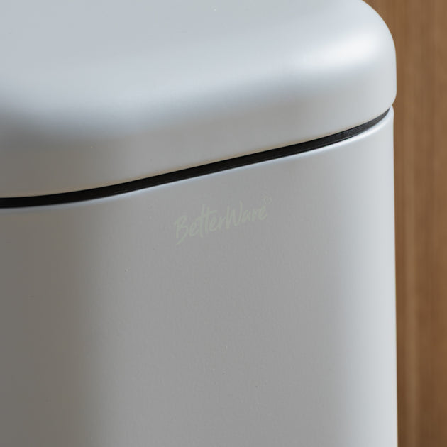 6L Soft-Close Metal Pedal Bin