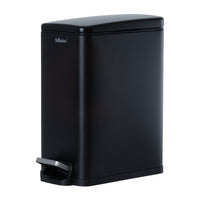 10L Slim Soft-Close Pedal Bin Black