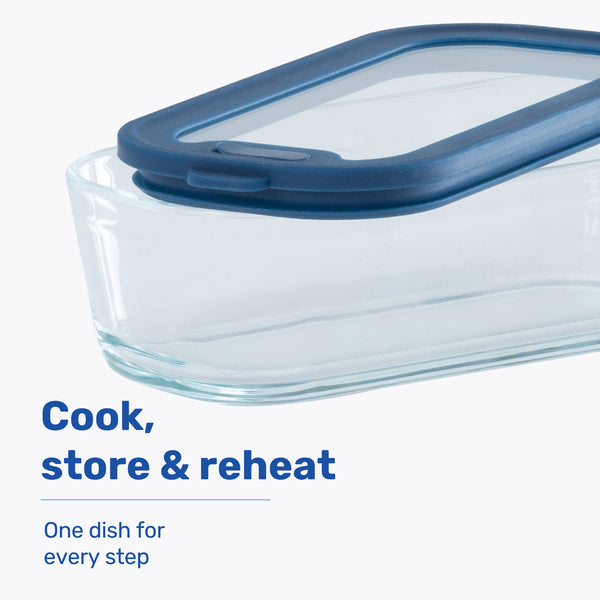 Cook & Keep Glass 1.4L Food Storage Container