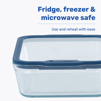 Cook & Keep Glass 3.9L Food Storage Container Pack of 2