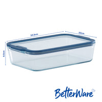 Cook & Keep Glass 3.9L Food Storage Container Single Unit