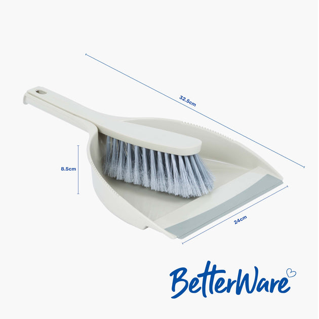 BetterWare Essentials Cleaning Dustpan & Brush Set