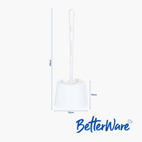 BetterWare Essentials Cleaning Toilet Brush & Holder