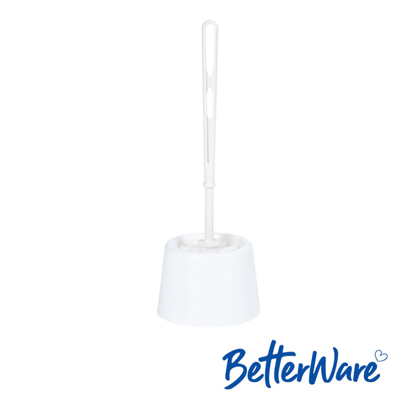 BetterWare Essentials Cleaning Toilet Brush & Holder