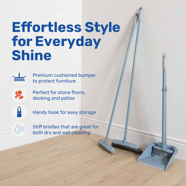 BetterWare Everyday Cleaning Deck Brush with Handle