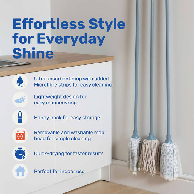 BetterWare Everyday Cleaning Ultra XL Microfibre Mop with Handle