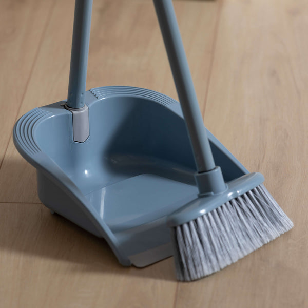 BetterWare Everyday Cleaning Long Handled Dustpan & Brush Set