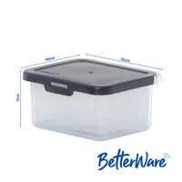 BetterWare 12cm Rectangular Food Locker Box 500ml