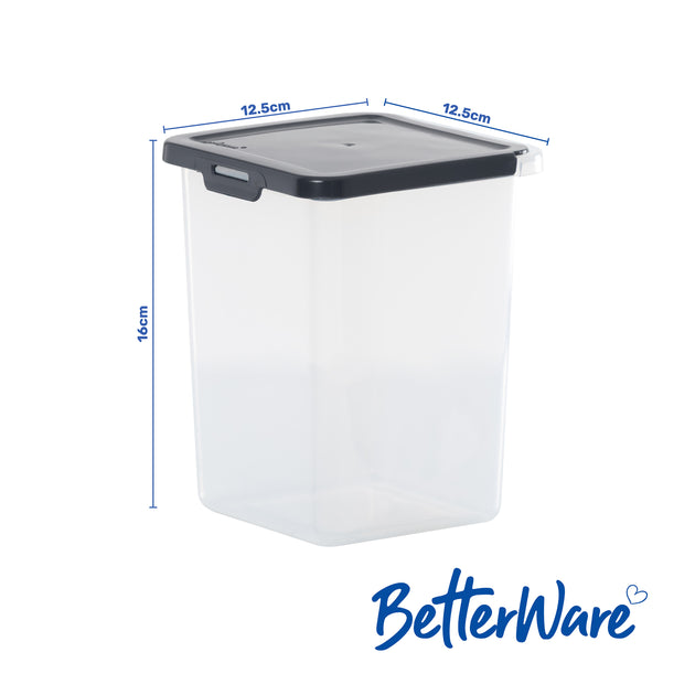 BetterWare 12.5cm Square Food Locker Box 1.5L